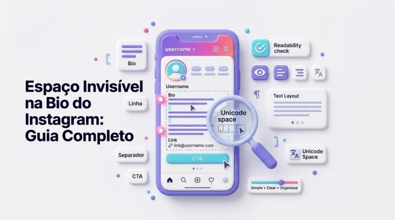 Espaço Invisível na Bio do Instagram Guia Completo